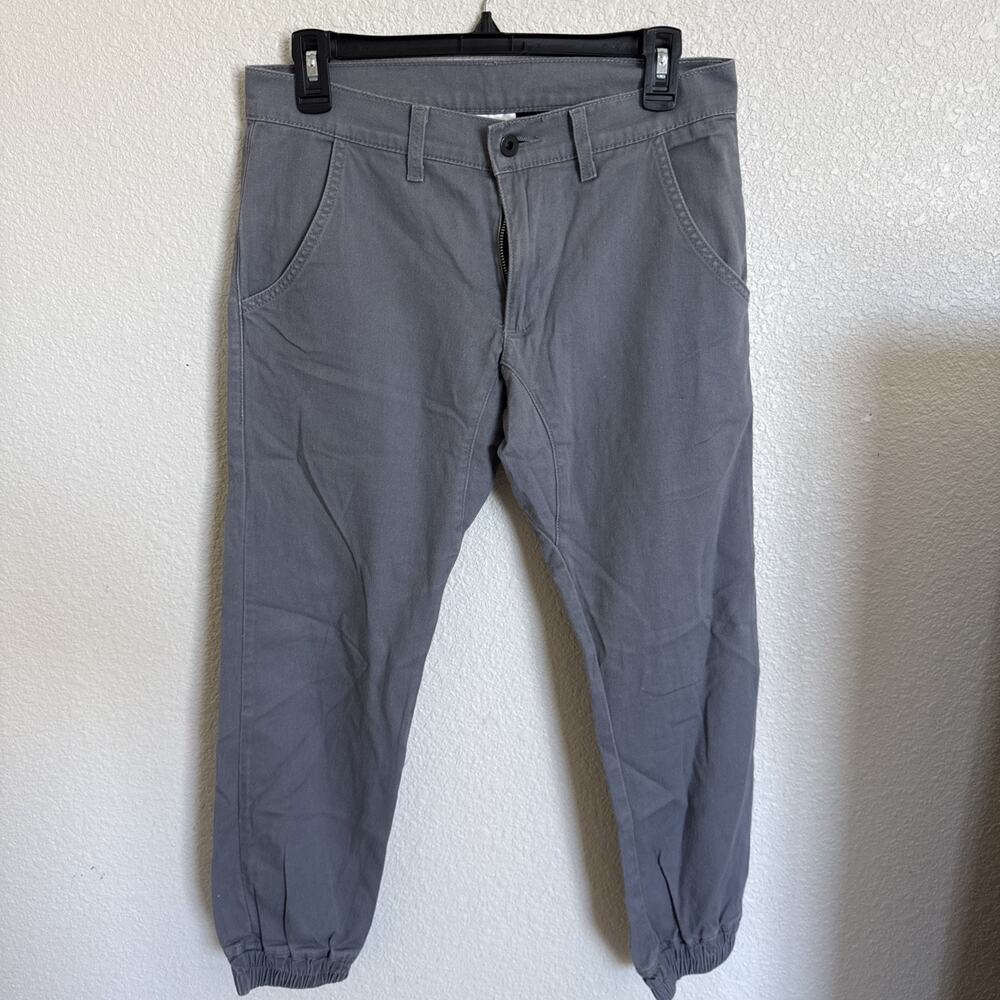 The Kennedy Denim Co Mens sz 30 Pants Gray Chino Jogger Low Rise